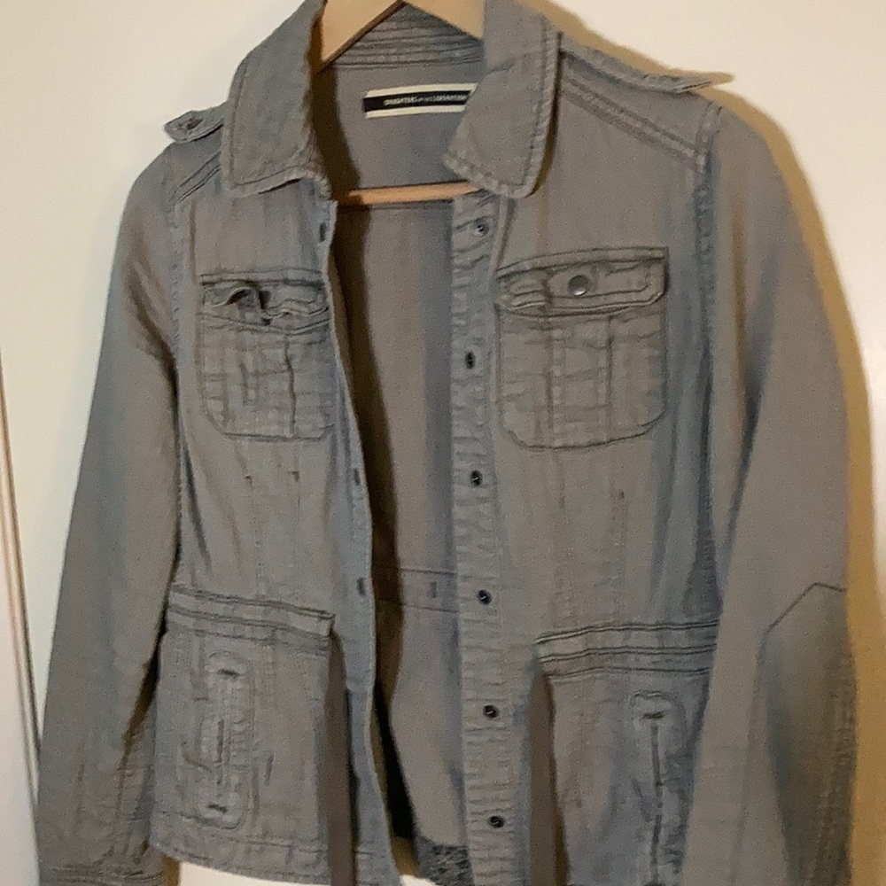 Daughters of the Liberation grey woman’s jacket